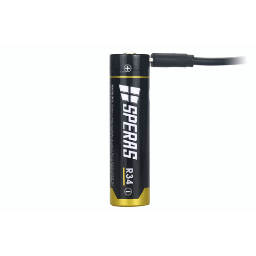 Speras Rechargeable Lithium 18650 Battery with USB