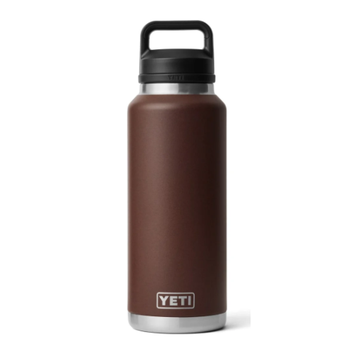 YETI Rambler 46oz Bottle Chug Wetlands Brown