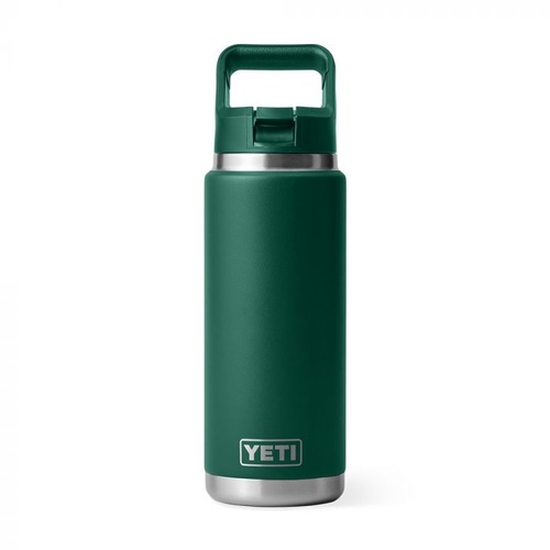 YETI  Rambler 26 oz C Straw Bottle Black Forest Green