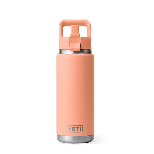 YETI Rambler 26oz Bottle Straw Lowcountry Peach