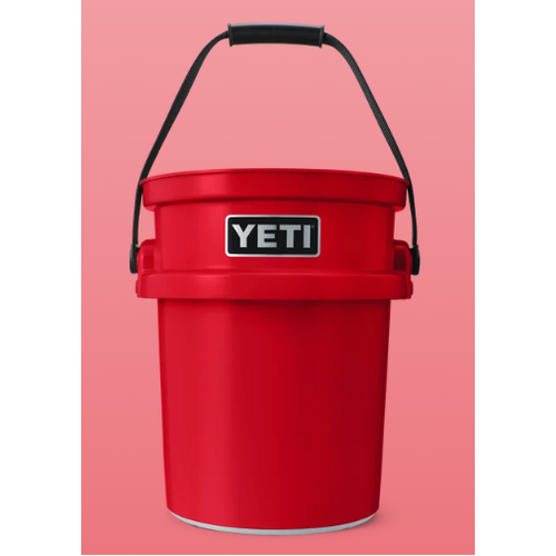 YETI LoadOut Bucket Rescue Red 1 left 